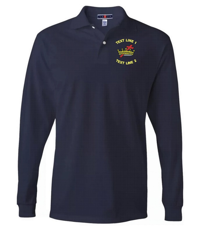 Knights Templar Polo L/S (image for) Knights Templar Polo L/S